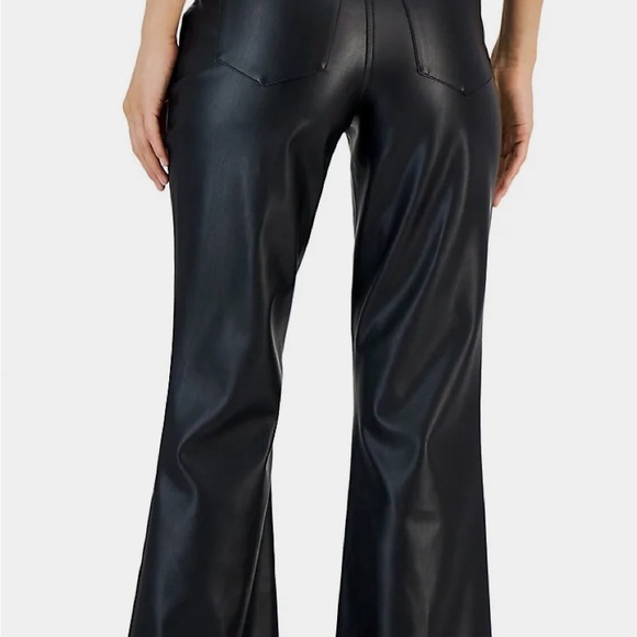 INC International Concept Black Faux Leather Pants 🖤 - Picture 2 of 9